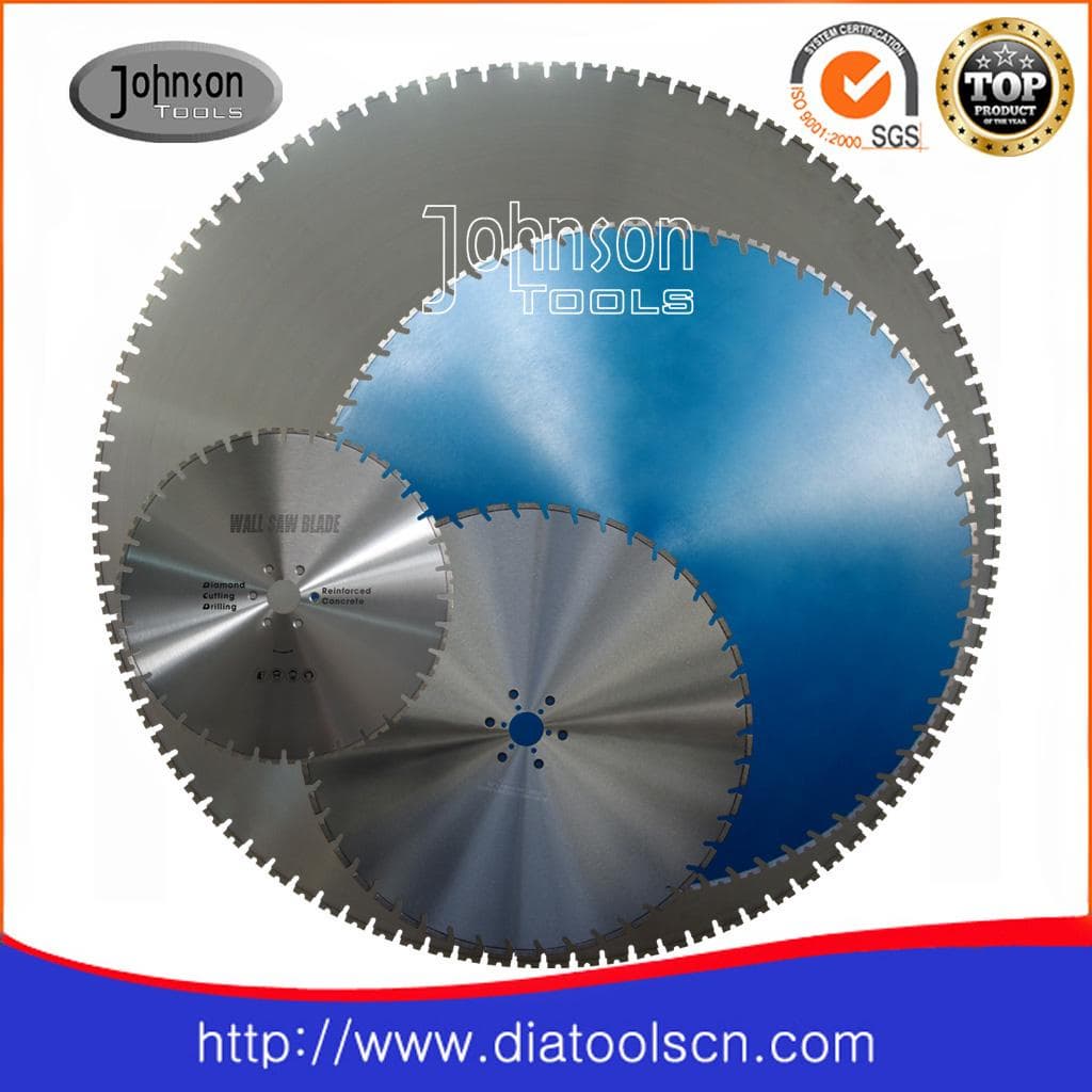 Wall saw blade for concrete_ reinforced concrete cutting